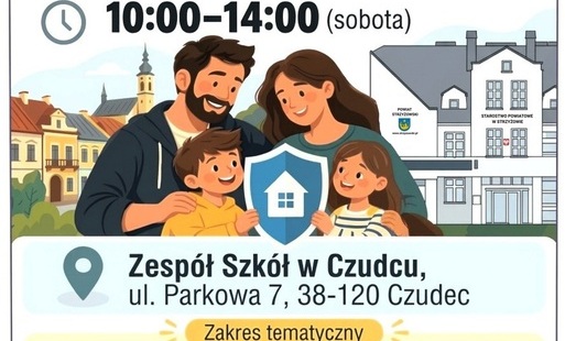 Plakat informacyjny na temat krajowego Treningu Rodzinnego